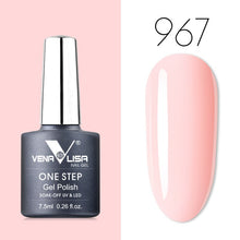 将图片加载到图库查看器,3 in 1 UV Gel Polish One Step Gel Lacquer VENALISA Soak off Organic UV LED Nail Gel Varnish Nail Art Salon New Arrival Varnish