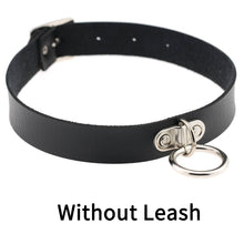 将图片加载到图库查看器,Sexy punk Choker Collar leather choker Bondage cosplay Goth jewelry women gothic necklace Harajuku accessories