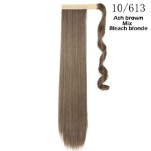 将图片加载到图库查看器,s-noilite 16"/24"/26" long clip in ponytail hair extension wrap around ponytail synthetic fake pony tail hairpiece for women