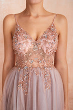 将图片加载到图库查看器,Sexy Spaghetti Straps Evening Dresses 2019 New Arrival V-Neck Rhinestones Beading Formal Prom Gowns with Slit robe de soiree