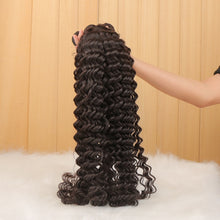 将图片加载到图库查看器,Rosabeauty 20 28 30 Inches Deep Wave Bundles 100% Human Hair Extension 1 3 4 Bundles Indian Loose Water Wave Curly Hair Bundles