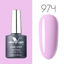 将图片加载到图库查看器,3 in 1 UV Gel Polish One Step Gel Lacquer VENALISA Soak off Organic UV LED Nail Gel Varnish Nail Art Salon New Arrival Varnish