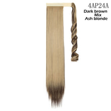 将图片加载到图库查看器,s-noilite 16"/24"/26" long clip in ponytail hair extension wrap around ponytail synthetic fake pony tail hairpiece for women