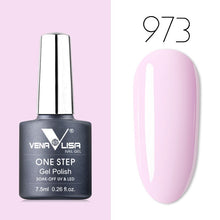 将图片加载到图库查看器,3 in 1 UV Gel Polish One Step Gel Lacquer VENALISA Soak off Organic UV LED Nail Gel Varnish Nail Art Salon New Arrival Varnish