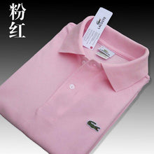 将图片加载到图库查看器,Men Summer Polo Shirt Brand Fashion Cotton Short Sleeve Polo Crocodile Shirts Male Solid Jersey Breathable Tops Tees 321