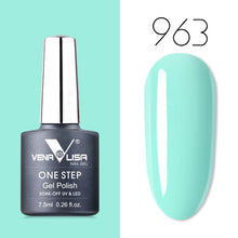 将图片加载到图库查看器,3 in 1 UV Gel Polish One Step Gel Lacquer VENALISA Soak off Organic UV LED Nail Gel Varnish Nail Art Salon New Arrival Varnish