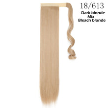 将图片加载到图库查看器,s-noilite 16"/24"/26" long clip in ponytail hair extension wrap around ponytail synthetic fake pony tail hairpiece for women