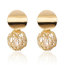将图片加载到图库查看器,Fashion Statement Earrings 2020 Big Geometric earrings For Women Hanging Dangle Earrings Drop Earing modern Jewelry