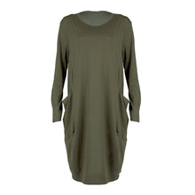 将图片加载到图库查看器,Women Casual Loose Dress with Pocket Ladies Fashion O Neck Long Tops Female T Shirt Dress Streetwear Plus Size 5XL vestidos