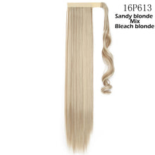 将图片加载到图库查看器,s-noilite 16"/24"/26" long clip in ponytail hair extension wrap around ponytail synthetic fake pony tail hairpiece for women