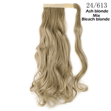 将图片加载到图库查看器,s-noilite 16"/24"/26" long clip in ponytail hair extension wrap around ponytail synthetic fake pony tail hairpiece for women