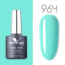 将图片加载到图库查看器,3 in 1 UV Gel Polish One Step Gel Lacquer VENALISA Soak off Organic UV LED Nail Gel Varnish Nail Art Salon New Arrival Varnish
