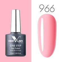 将图片加载到图库查看器,3 in 1 UV Gel Polish One Step Gel Lacquer VENALISA Soak off Organic UV LED Nail Gel Varnish Nail Art Salon New Arrival Varnish
