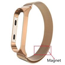 将图片加载到图库查看器，Strap For Xiaomi Mi Band 3 4 Wrist Bracelet Stainless Steel Watch Band for Mi Band 4 3 Strap Wristbands Screwless Wrist Strap
