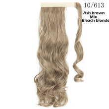 将图片加载到图库查看器，s-noilite 16"/24"/26" long clip in ponytail hair extension wrap around ponytail synthetic fake pony tail hairpiece for women
