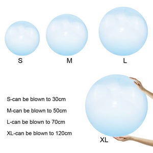 Children Outdoor Soft Air Water Filled Bubble Ball Blow Up Balloon Toy Fun Party Game Summer Gift for Kids Inflatable Gift