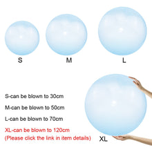 将图片加载到图库查看器，Children Outdoor Soft Air Water Filled Bubble Ball Blow Up Balloon Toy Fun Party Game Summer Gift for Kids Inflatable Gift
