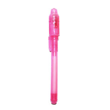 将图片加载到图库查看器，Luminous Light Pen Invisible Ink Magic UV Light Money Detector Pen 2 In 1 Combo Purple Light Drawing Learning Education For Kids
