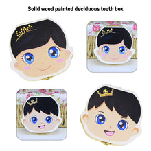 将图片加载到图库查看器，WoodenTeeth Box Kids Tooth Storage Box TeethMilk Teeth Collect Gift Keepsakes Save  Organizer chirldren growth souvenir
