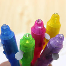 将图片加载到图库查看器，Luminous Light Pen Invisible Ink Magic UV Light Money Detector Pen 2 In 1 Combo Purple Light Drawing Learning Education For Kids
