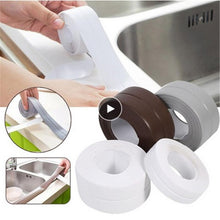 将图片加载到图库查看器，1 ROLL Sealing Tape Mildewproof Tape PVC Material Kitchen Bathroom Wall Waterproof Mold Proof Adhesive Crack Repair Tape 320cm
