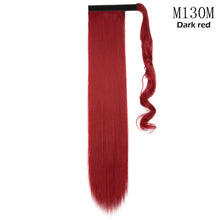 将图片加载到图库查看器，s-noilite 16"/24"/26" long clip in ponytail hair extension wrap around ponytail synthetic fake pony tail hairpiece for women
