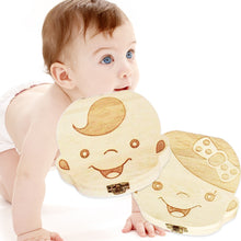 将图片加载到图库查看器，WoodenTeeth Box Kids Tooth Storage Box TeethMilk Teeth Collect Gift Keepsakes Save  Organizer chirldren growth souvenir
