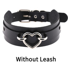 将图片加载到图库查看器，Sexy punk Choker Collar  leather choker Bondage cosplay Goth jewelry women gothic necklace  Harajuku accessories
