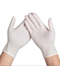将图片加载到图库查看器，FSUP 100pcs Disposable Nitrile Gloves Work glove Food Cooking Gloves Kitchen Cleaning Universal Household Garden tattoo beauty
