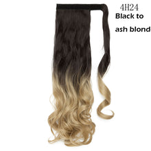 将图片加载到图库查看器，s-noilite 16"/24"/26" long clip in ponytail hair extension wrap around ponytail synthetic fake pony tail hairpiece for women
