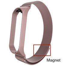 将图片加载到图库查看器，Strap For Xiaomi Mi Band 3 4 Wrist Bracelet Stainless Steel Watch Band for Mi Band 4 3 Strap Wristbands Screwless Wrist Strap
