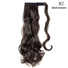 将图片加载到图库查看器，s-noilite 16"/24"/26" long clip in ponytail hair extension wrap around ponytail synthetic fake pony tail hairpiece for women
