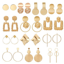 将图片加载到图库查看器，Fashion Statement Earrings 2020 Big Geometric earrings For Women Hanging Dangle Earrings Drop Earing modern Jewelry
