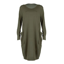 将图片加载到图库查看器，Women Casual Loose Dress with Pocket Ladies Fashion O Neck Long Tops Female T Shirt Dress Streetwear Plus Size 5XL vestidos
