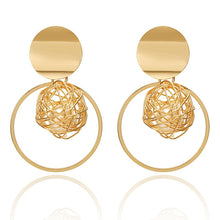 将图片加载到图库查看器，Fashion Statement Earrings 2020 Big Geometric earrings For Women Hanging Dangle Earrings Drop Earing modern Jewelry
