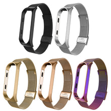 将图片加载到图库查看器，Strap For Xiaomi Mi Band 3 4 Wrist Bracelet Stainless Steel Watch Band for Mi Band 4 3 Strap Wristbands Screwless Wrist Strap
