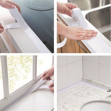 将图片加载到图库查看器，1 ROLL Sealing Tape Mildewproof Tape PVC Material Kitchen Bathroom Wall Waterproof Mold Proof Adhesive Crack Repair Tape 320cm
