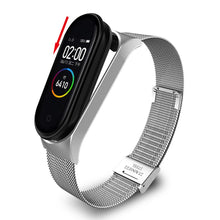 将图片加载到图库查看器，Strap For Xiaomi Mi Band 3 4 Wrist Bracelet Stainless Steel Watch Band for Mi Band 4 3 Strap Wristbands Screwless Wrist Strap
