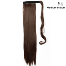 将图片加载到图库查看器，s-noilite 16"/24"/26" long clip in ponytail hair extension wrap around ponytail synthetic fake pony tail hairpiece for women

