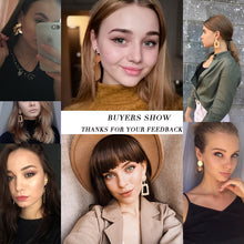 将图片加载到图库查看器，Fashion Statement Earrings 2020 Big Geometric earrings For Women Hanging Dangle Earrings Drop Earing modern Jewelry
