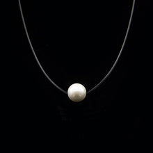 将图片加载到图库查看器，Poputton Female Transparent Fishing Line Necklace Silver Color Invisible Chain Women Rhinestone Choker Necklace Collier Femme
