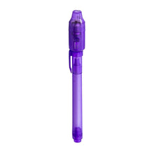 将图片加载到图库查看器，Luminous Light Pen Invisible Ink Magic UV Light Money Detector Pen 2 In 1 Combo Purple Light Drawing Learning Education For Kids
