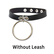 将图片加载到图库查看器，Sexy punk Choker Collar  leather choker Bondage cosplay Goth jewelry women gothic necklace  Harajuku accessories
