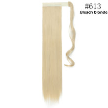 将图片加载到图库查看器，s-noilite 16"/24"/26" long clip in ponytail hair extension wrap around ponytail synthetic fake pony tail hairpiece for women
