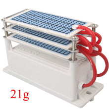将图片加载到图库查看器，21g/h Portable Ceramic Ozone Generator 220V  Three Integrated Long Life Ceramic Plate Ozonizer Air Water Air Purifier
